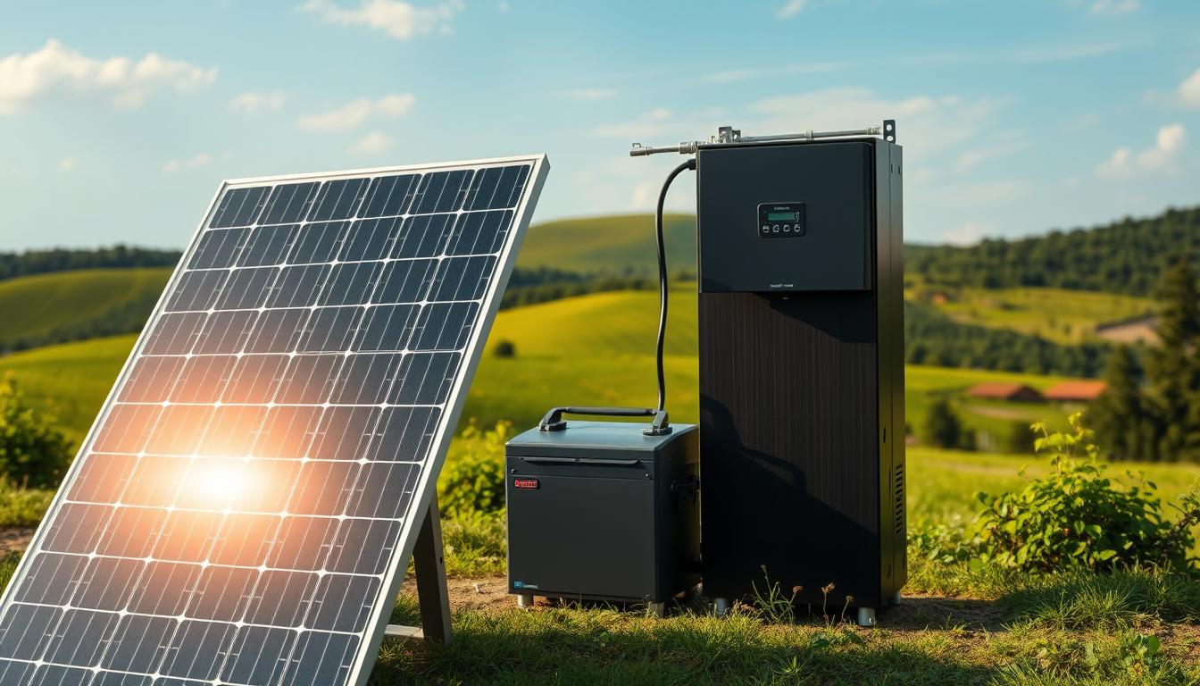 panneau solaire avec batterie