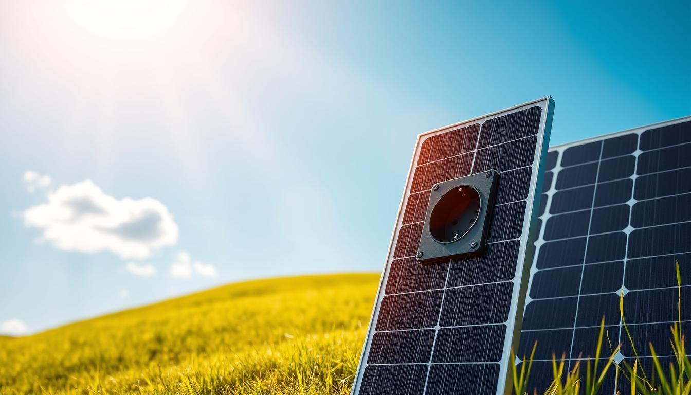 panneau solaire avec prise 220v