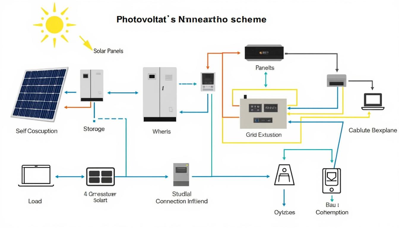 découvrez 5 variantes de schémas de raccordement photovoltaïque pour l'autoconsommation, adaptées à vos besoins énergétiques et facilitez l'installation de votre système solaire.